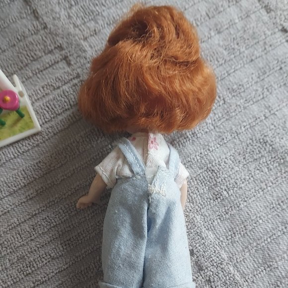 Mary Engelbreit Doll 1997  Rosie's Garden Play Set ME INK 5" Vtg - Picture 8 of 14